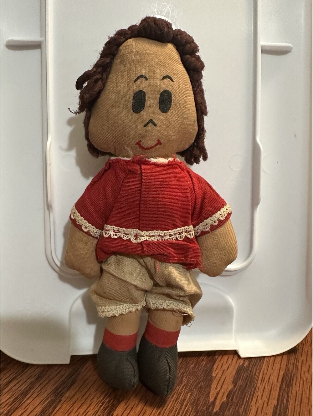 Vintage Gund Little Lulu Cloth Doll 7" Tall (Comics Strip) 1960's -1970's?